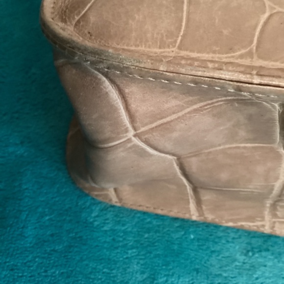 MULBERRY CROC EMBOSSED LEATHER MESSANGER BAG - Picture 16 of 16